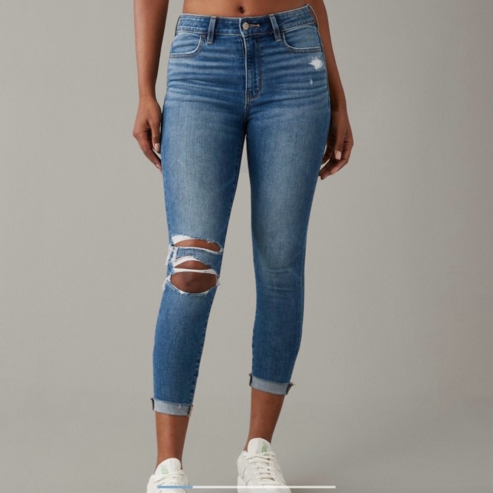 American Eagle | High Waisted Crop Jegging